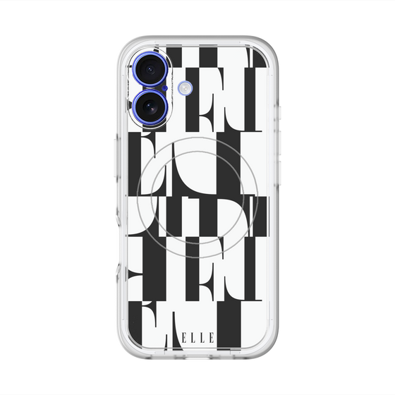 スリムプロテクションプレミアムケース with MagSafe［ ELLE - カットロゴ ］
