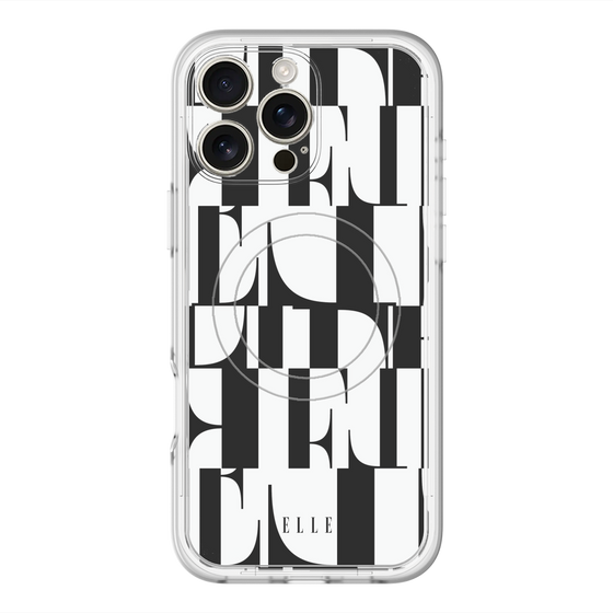 スリムプロテクションプレミアムケース with MagSafe［ ELLE - カットロゴ ］