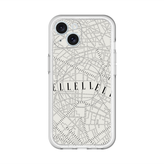 スリムプロテクションプレミアムケース with MagSafe［ ELLE - マップ ］