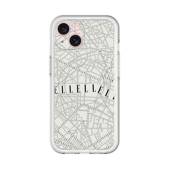 スリムプロテクションプレミアムケース with MagSafe［ ELLE - マップ ］