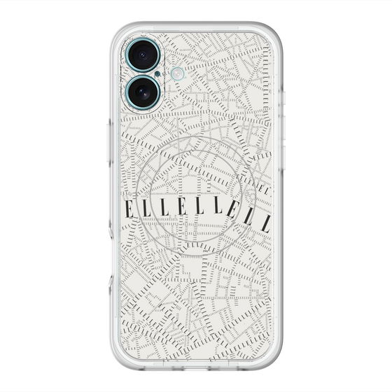 スリムプロテクションプレミアムケース with MagSafe［ ELLE - マップ ］