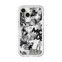 スリムプロテクションプレミアムケース with MagSafe［ ELLE - マガジン- モノクロ ］