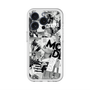 スリムプロテクションプレミアムケース with MagSafe［ ELLE - マガジン- モノクロ ］