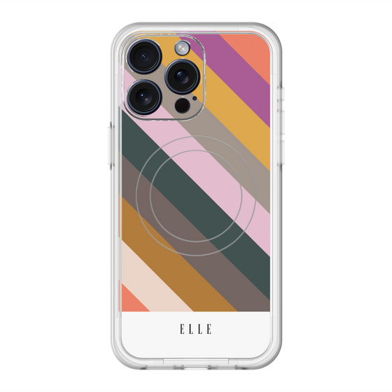 スリムプロテクションプレミアムケース with MagSafe［ ELLE - チック- オータム ］