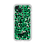 スリムプロテクションプレミアムケース with MagSafe［ ELLEgirl - レオパード - Green ］