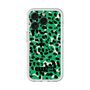 スリムプロテクションプレミアムケース with MagSafe［ ELLEgirl - レオパード - Green ］