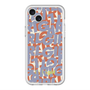 スリムプロテクションプレミアムケース with MagSafe［ ELLEgirl - ミックスロゴ - Purple ］
