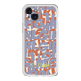 スリムプロテクションプレミアムケース with MagSafe［ ELLEgirl - ミックスロゴ - Purple ］