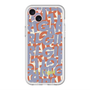 スリムプロテクションプレミアムケース with MagSafe［ ELLEgirl - ミックスロゴ - Purple ］