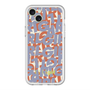 スリムプロテクションプレミアムケース with MagSafe［ ELLEgirl - ミックスロゴ - Purple ］