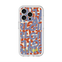 スリムプロテクションプレミアムケース with MagSafe［ ELLEgirl - ミックスロゴ - Purple ］