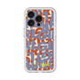 スリムプロテクションプレミアムケース with MagSafe［ ELLEgirl - ミックスロゴ - Purple ］