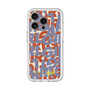 スリムプロテクションプレミアムケース with MagSafe［ ELLEgirl - ミックスロゴ - Purple ］