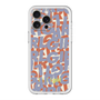 スリムプロテクションプレミアムケース with MagSafe［ ELLEgirl - ミックスロゴ - Purple ］