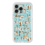 スリムプロテクションプレミアムケース with MagSafe［ ELLEgirl - ミックスロゴ - Pale blue ］