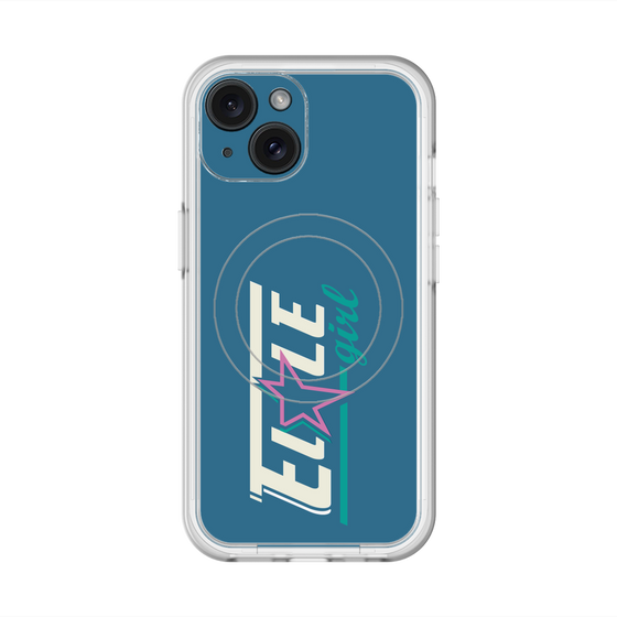 スリムプロテクションプレミアムケース with MagSafe［ ELLEgirl - レトロロゴ ］