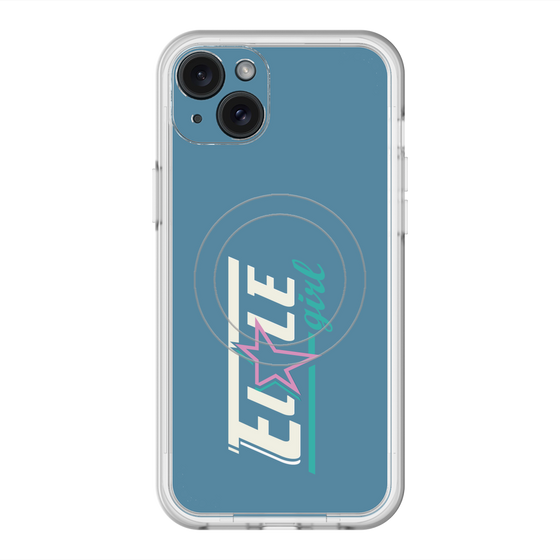 スリムプロテクションプレミアムケース with MagSafe［ ELLEgirl - レトロロゴ ］