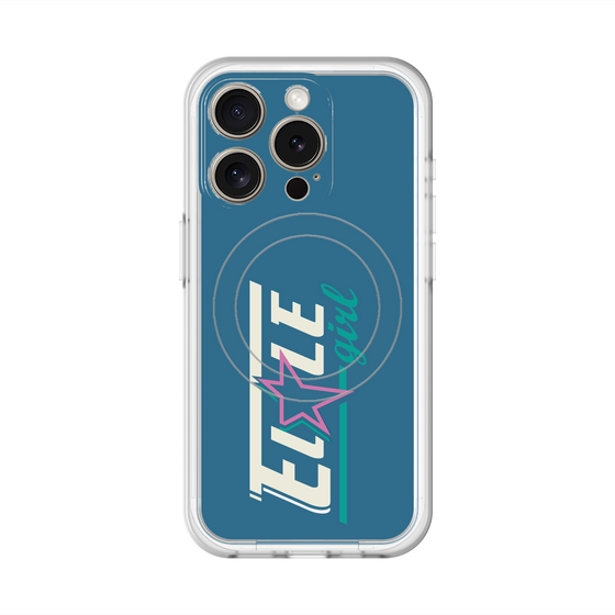 スリムプロテクションプレミアムケース with MagSafe［ ELLEgirl - レトロロゴ ］
