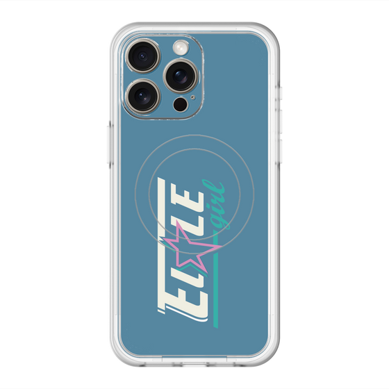 スリムプロテクションプレミアムケース with MagSafe［ ELLEgirl - レトロロゴ ］