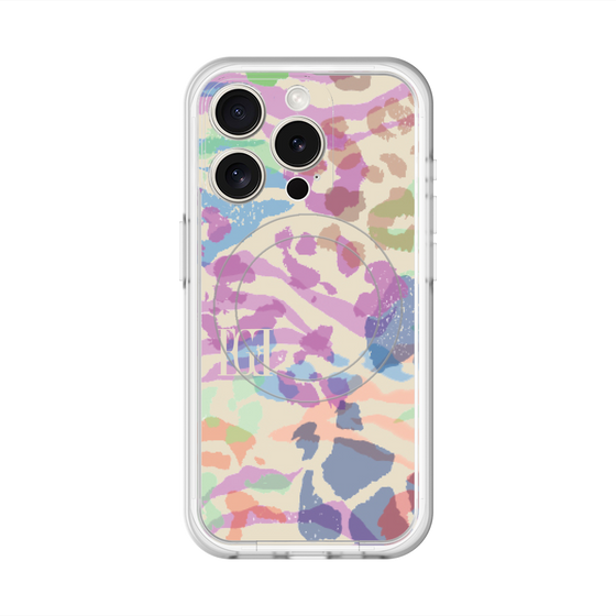 スリムプロテクションプレミアムケース with MagSafe［ ELLEgirl - ペイント ］
