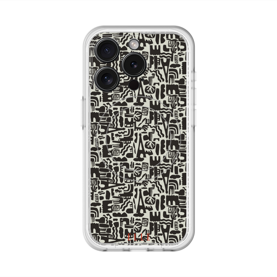 スリムプロテクションプレミアムケース with MagSafe［ ELLE - パリの街 ］