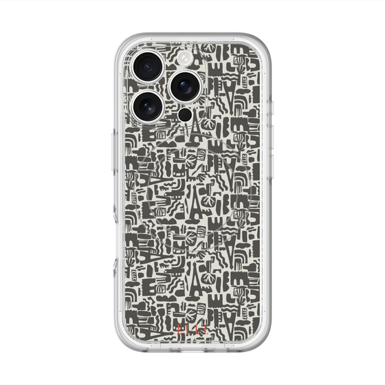 スリムプロテクションプレミアムケース with MagSafe［ ELLE - パリの街 ］