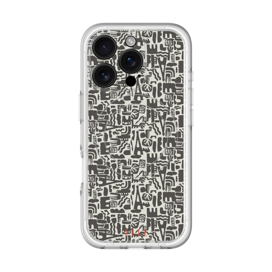 スリムプロテクションプレミアムケース with MagSafe［ ELLE - パリの街 ］