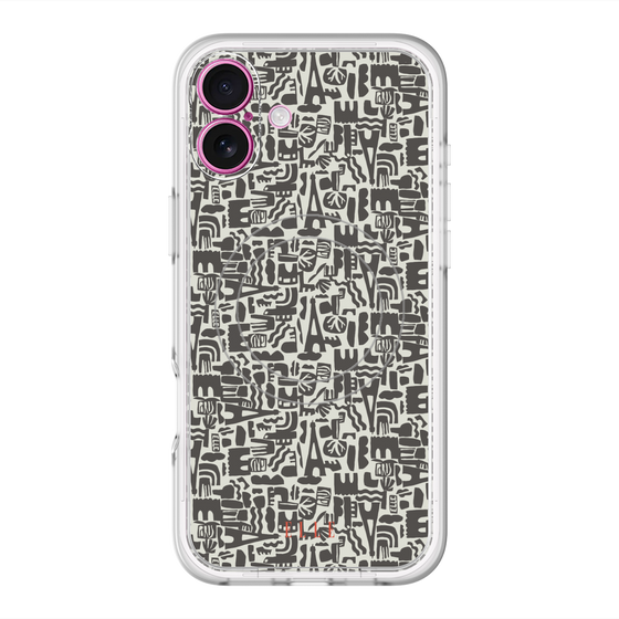 スリムプロテクションプレミアムケース with MagSafe［ ELLE - パリの街 ］