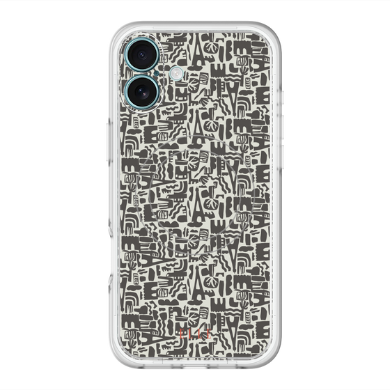 スリムプロテクションプレミアムケース with MagSafe［ ELLE - パリの街 ］