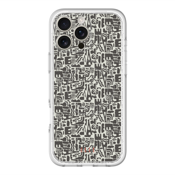 スリムプロテクションプレミアムケース with MagSafe［ ELLE - パリの街 ］