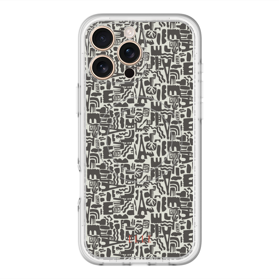 スリムプロテクションプレミアムケース with MagSafe［ ELLE - パリの街 ］
