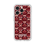 スリムプロテクションプレミアムケース with MagSafe［ ANNA SUI - バタフライハーツ - レッド ］