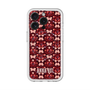スリムプロテクションプレミアムケース with MagSafe［ ANNA SUI - バタフライハーツ - レッド ］