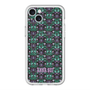 スリムプロテクションプレミアムケース with MagSafe［ ANNA SUI - バタフライハーツ - グリーン ］