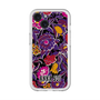 スリムプロテクションプレミアムケース with MagSafe［ ANNA SUI - ガーデンフワラー - マゼンタ ］
