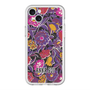 スリムプロテクションプレミアムケース with MagSafe［ ANNA SUI - ガーデンフワラー - マゼンタ ］