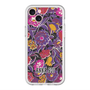 スリムプロテクションプレミアムケース with MagSafe［ ANNA SUI - ガーデンフワラー - マゼンタ ］
