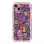 スリムプロテクションプレミアムケース with MagSafe［ ANNA SUI - ガーデンフワラー - マゼンタ ］