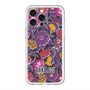スリムプロテクションプレミアムケース with MagSafe［ ANNA SUI - ガーデンフワラー - マゼンタ ］