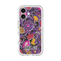 スリムプロテクションプレミアムケース with MagSafe［ ANNA SUI - ガーデンフワラー - マゼンタ ］