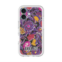 スリムプロテクションプレミアムケース with MagSafe［ ANNA SUI - ガーデンフワラー - マゼンタ ］