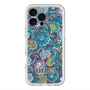 スリムプロテクションプレミアムケース with MagSafe［ ANNA SUI - ガーデンフワラー - シアン ］