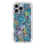 スリムプロテクションプレミアムケース with MagSafe［ ANNA SUI - ガーデンフワラー - シアン ］