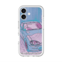スリムプロテクションプレミアムケース with MagSafe［ CAPPUCCINO Halftone - Purple ］