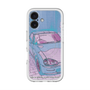 スリムプロテクションプレミアムケース with MagSafe［ CAPPUCCINO Halftone - Purple ］