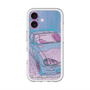 スリムプロテクションプレミアムケース with MagSafe［ CAPPUCCINO Halftone - Purple ］