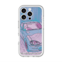 スリムプロテクションプレミアムケース with MagSafe［ CAPPUCCINO Halftone - Purple ］