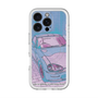 スリムプロテクションプレミアムケース with MagSafe［ CAPPUCCINO Halftone - Purple ］