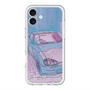 スリムプロテクションプレミアムケース with MagSafe［ CAPPUCCINO Halftone - Purple ］