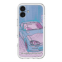 スリムプロテクションプレミアムケース with MagSafe［ CAPPUCCINO Halftone - Purple ］